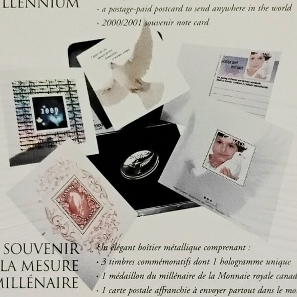 Sealed 'The True Millenium Spirit' 2000/2001 Coin Etc. Set by Canada Post!! - Picture 3 of 3